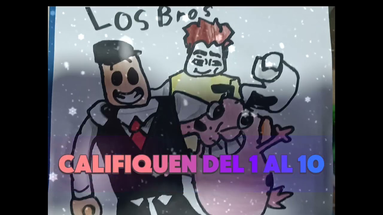 Califiquen del 1 al 10 este dibujo de los bros.para @SoyBetillo,@ElAbrahaham y@juanpablohollman 