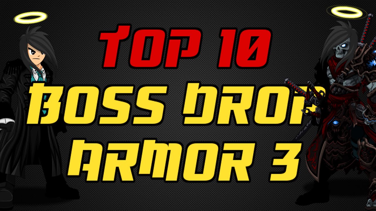 ⌠Aqw⌡ | Top 10 |【Boss Drop Armor】【#3】