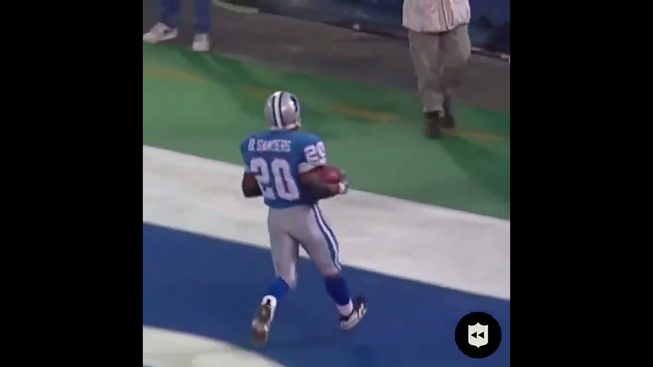 Barry Sanders Detroit Lions Highlights