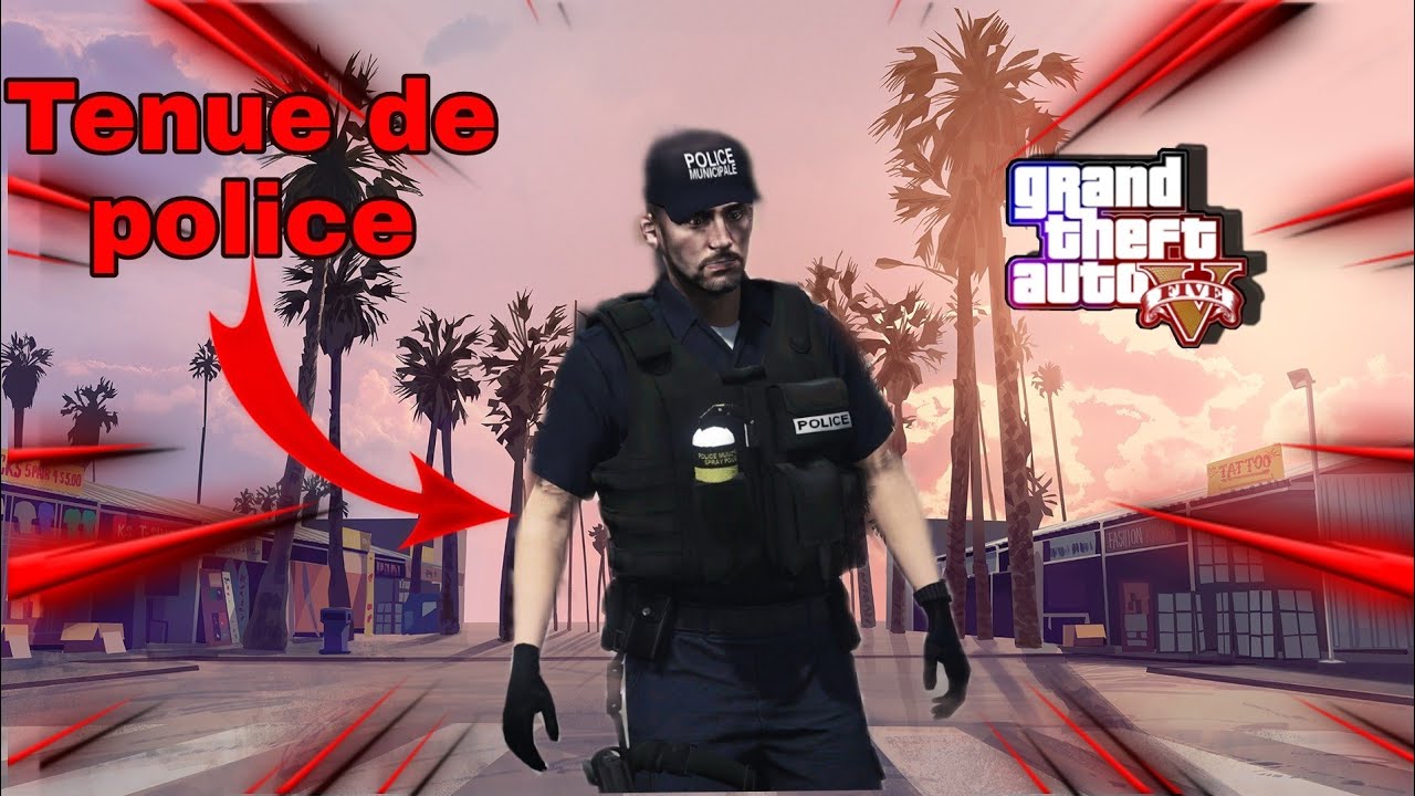 Présentation de 3 tenues de policier pour Rp #gta  #tenues