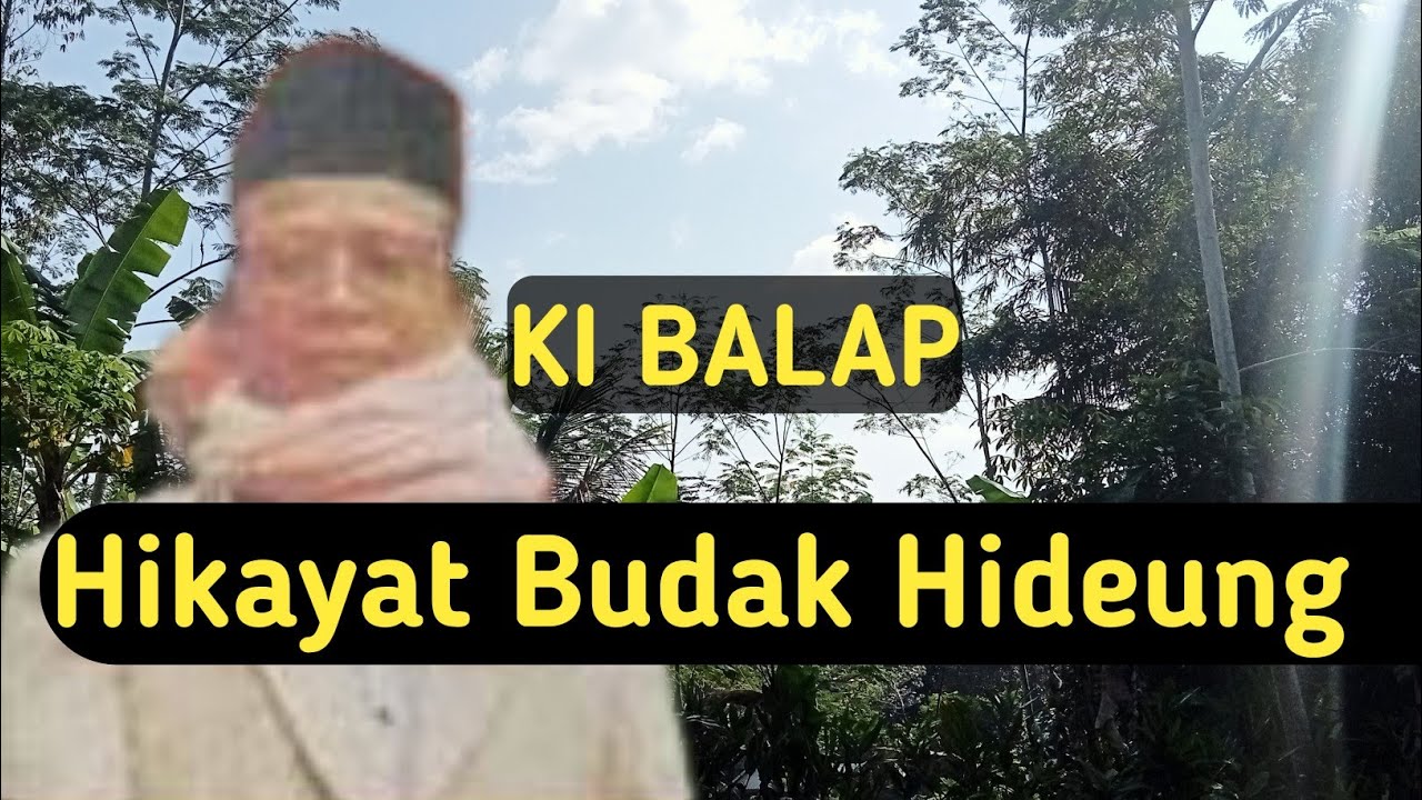 Ki balap hikayat Budak Hideung 