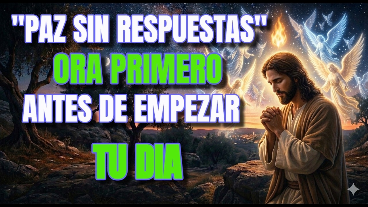 Oración de la Mañana Dios Trae Paz Aunque Todo Aún No Esté Resuelto