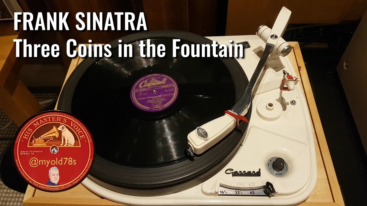 Three Coins in the Fountain - Frank Sinatra Nelson Riddle Orchestra 1954 78 rpm Capitol CL 14120