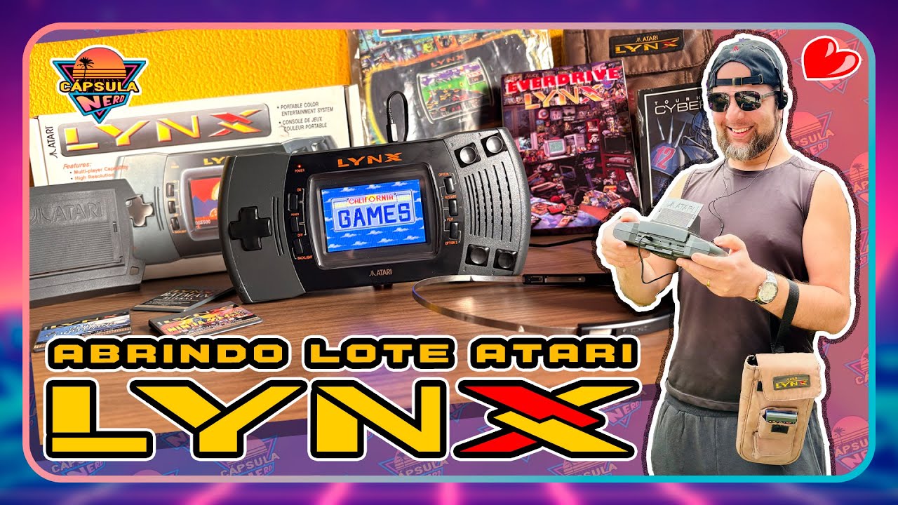 🐯 ATARI LYNX - ABRINDO LOTE DOS SONHOS! 🐯