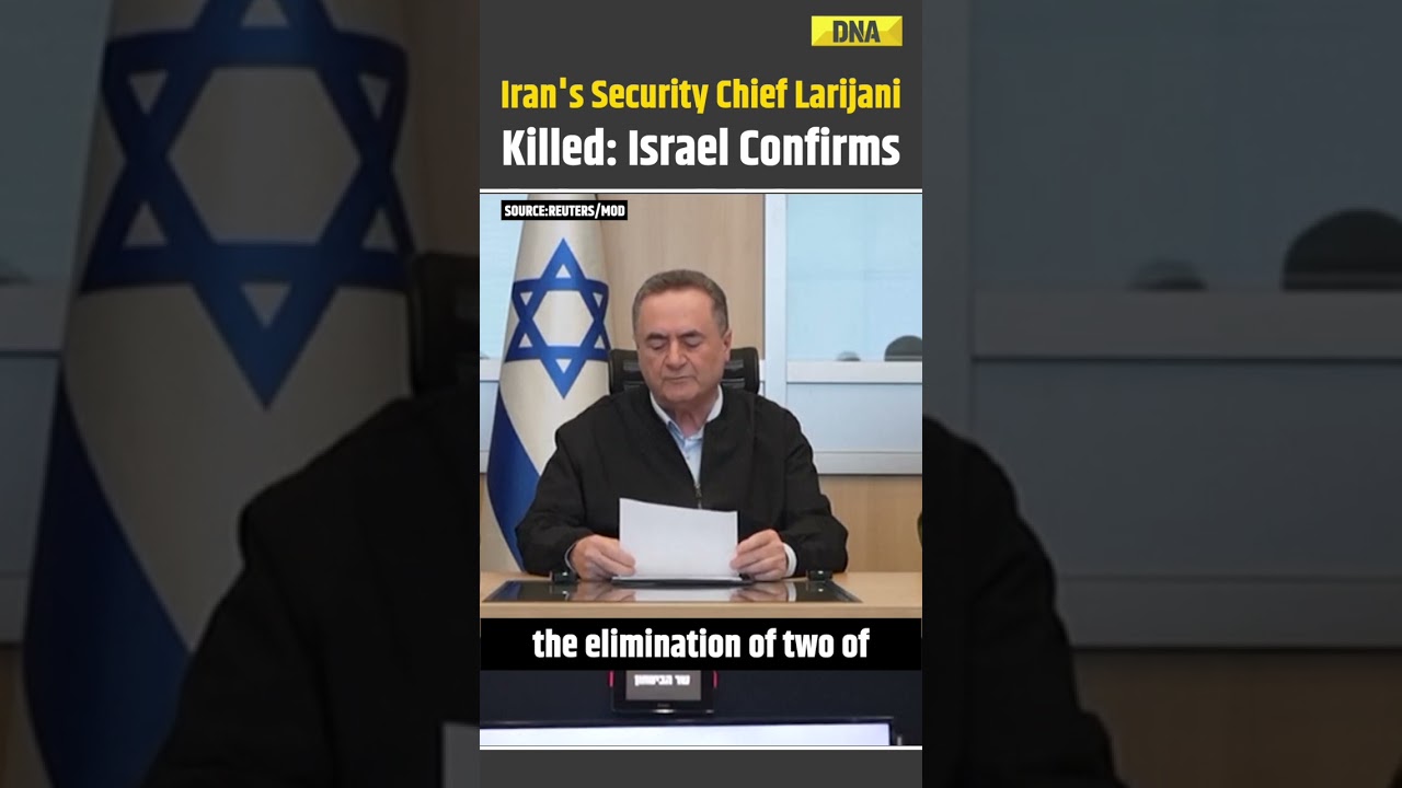 Iran Israel War: Iran's Security Chief Larijani Killed By Israel | Israel Iran News #shorts