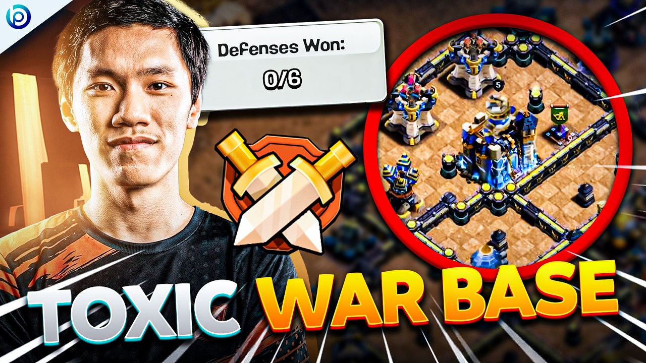 NEW TH18 WAR BASE LINK | BEST ANTI-3-STAR LAYOUT