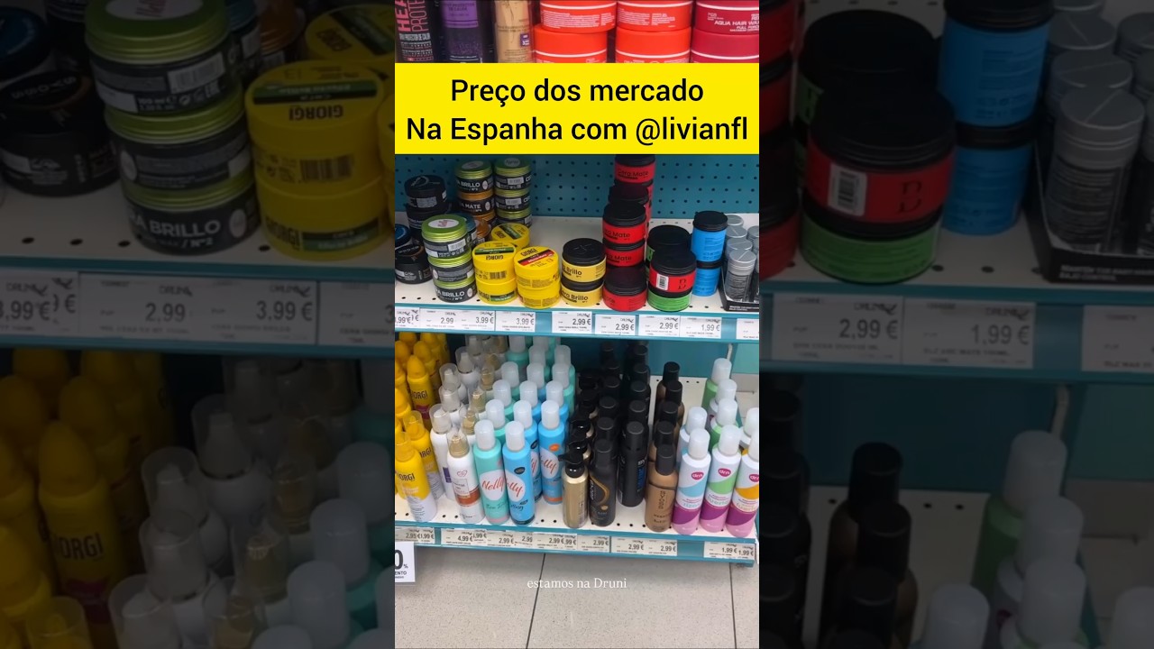 Pre&ccedil;o no mercado da Espanha com Livianfl