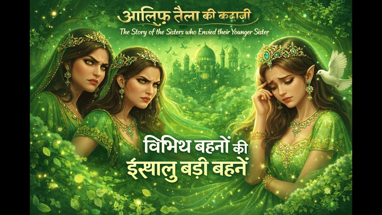 The Arabian Nights Hindi Stories | Part 50 | अलिफ़ लैला की कहानी हिंदी | बहनों की कहानी जो जलती थीं