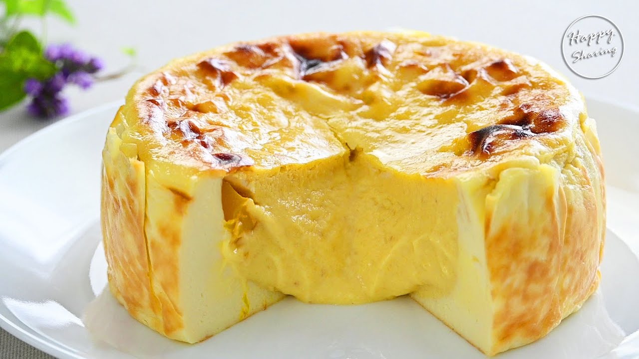 5分鐘的美味👍芒果流心巴斯克蛋糕💯千萬別錯過 ❗️ 5 Minutes Delicious | Mango Basque Cake | Pastel Vasco De Mango