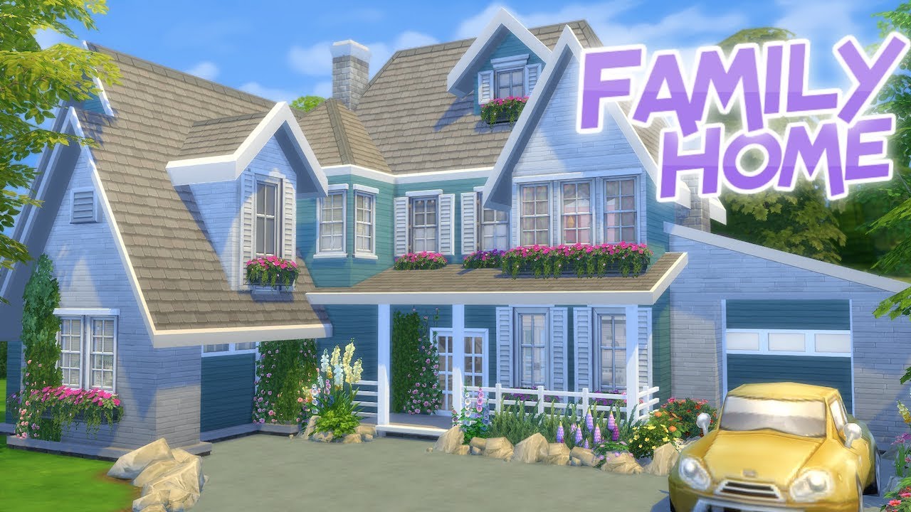 BIG FAMILY HOME | The Sims 4 SPEED BUILD Traditional House