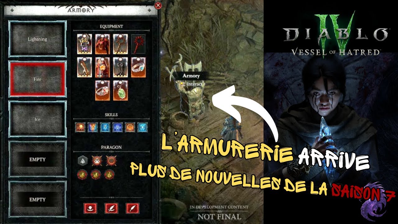 RECAP FEU DE CAMP - DIABLO 4 OBTIENT ENFIN UN ARMURERIE ET ENFIN UNE BONNE THÉMATIQUE DE SAISON