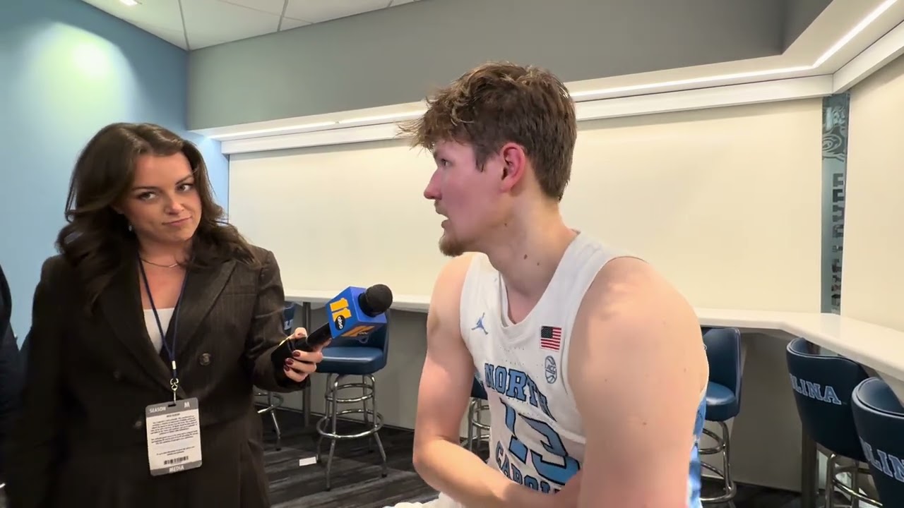 Henri Veesaar Post-Duke Interview | UNC Basketball