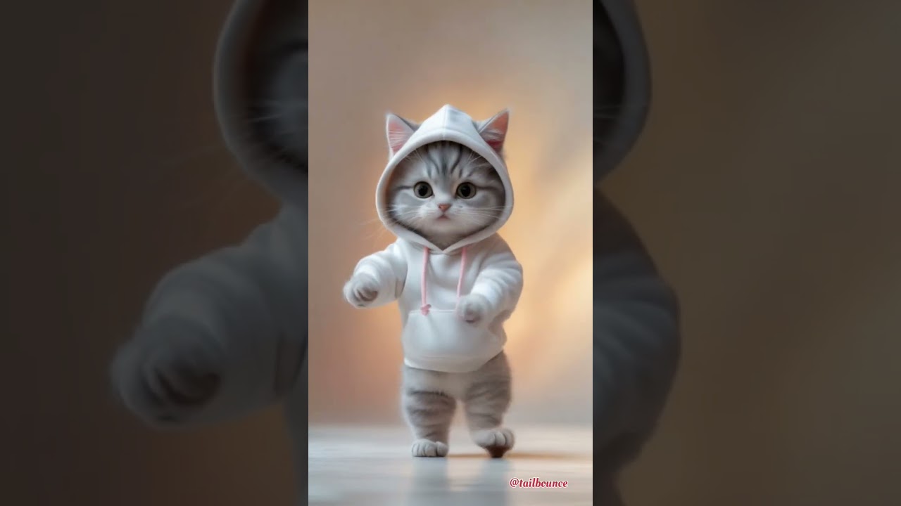 Cat shuffle dance #shorts #catvideos