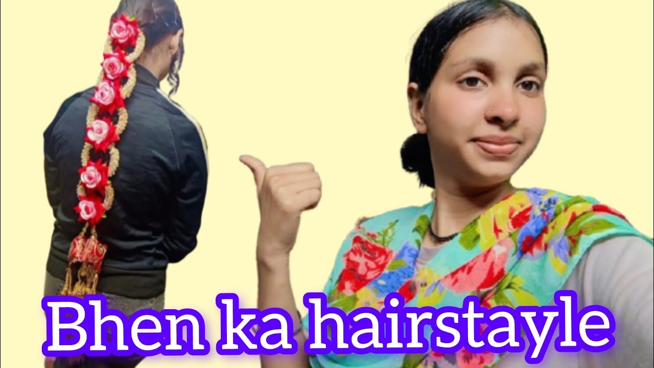 Sister Hairstyle Tutorial 👧💕 | Maine Banaya Behan Ka Hairstyle vlog (31) 