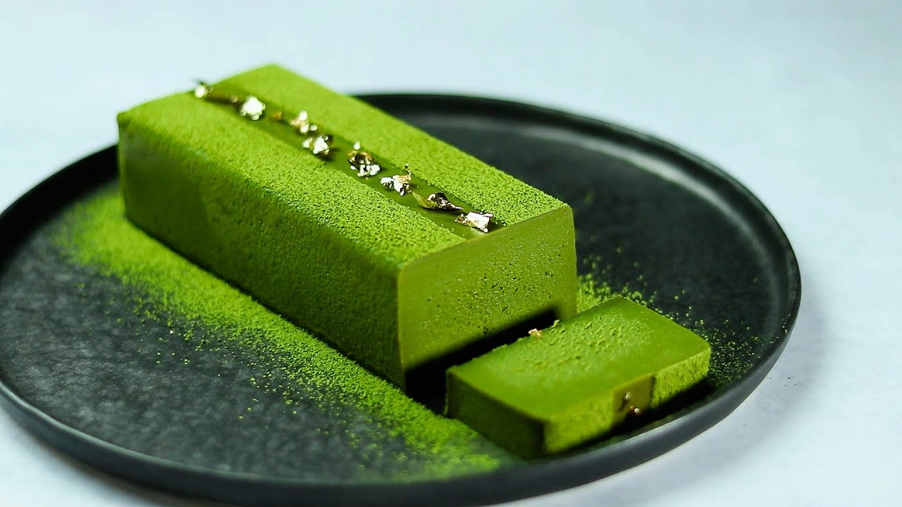 豆腐抹茶テリーヌのレシピ（バター・生クリームなし！）Tofu Matcha Terrine
