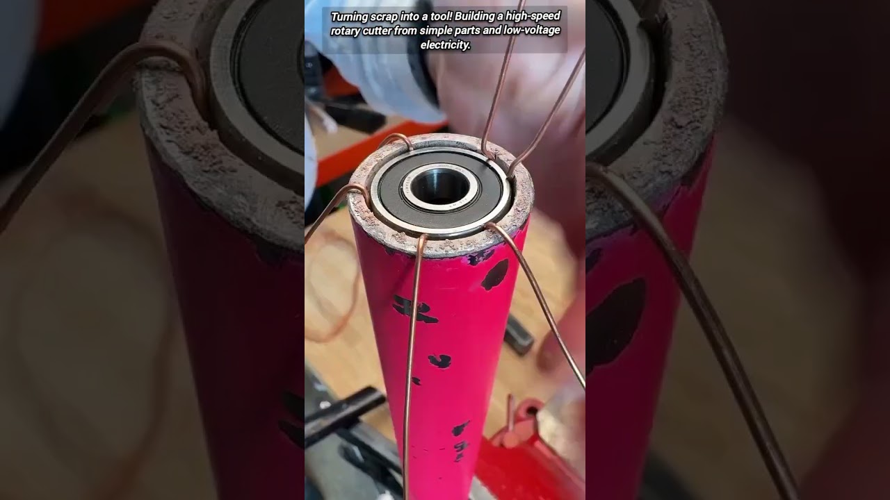 ​DIY High-Speed Rotary Tool from Scrap Parts