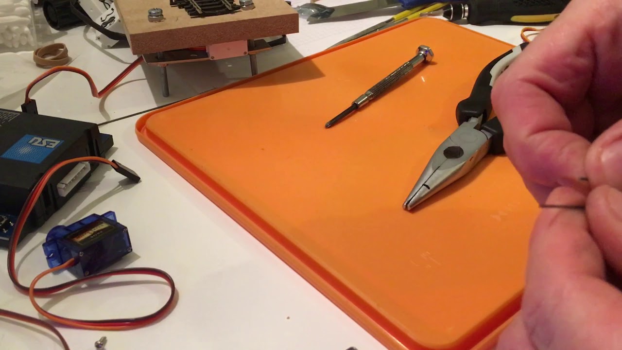 How to install point servo motors on your model railway