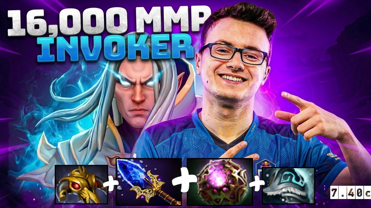 Invoker MIRACLE- на 16 000 MMR НЕОСТАНОВИМ 🧙‍♂️⚡