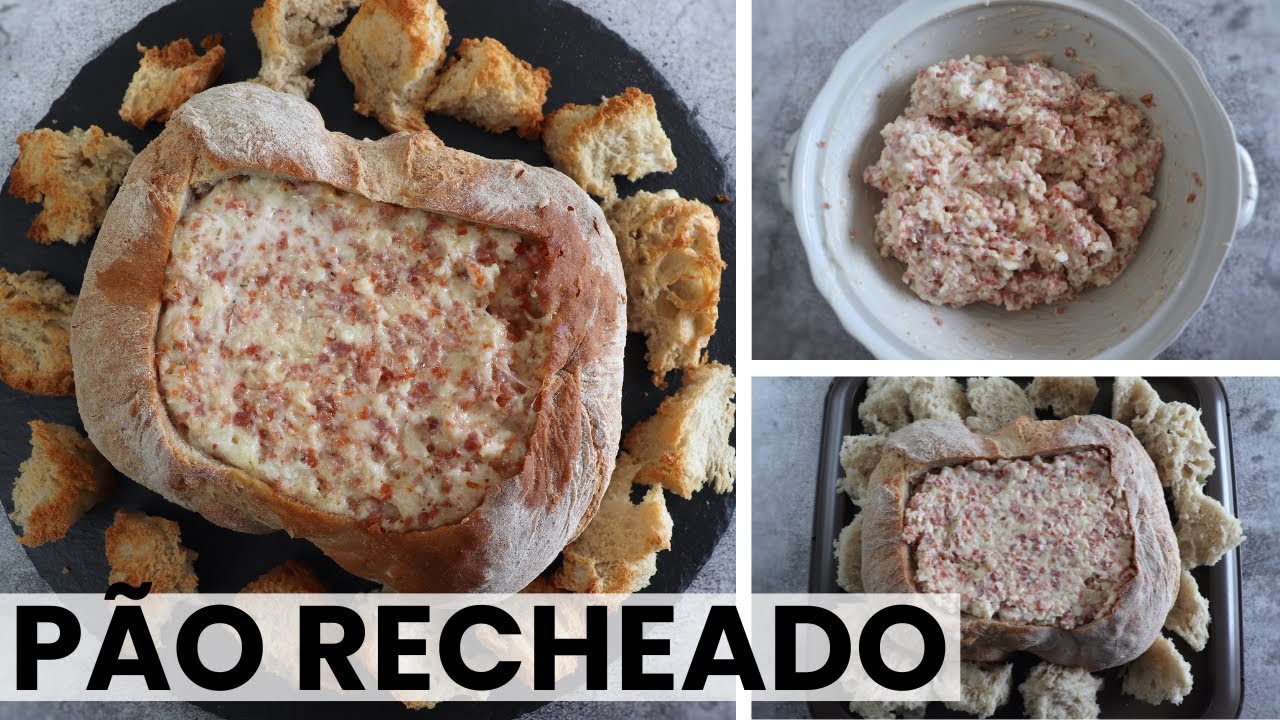 Pão Recheado com Chouriço e Queijo | Food From Portugal
