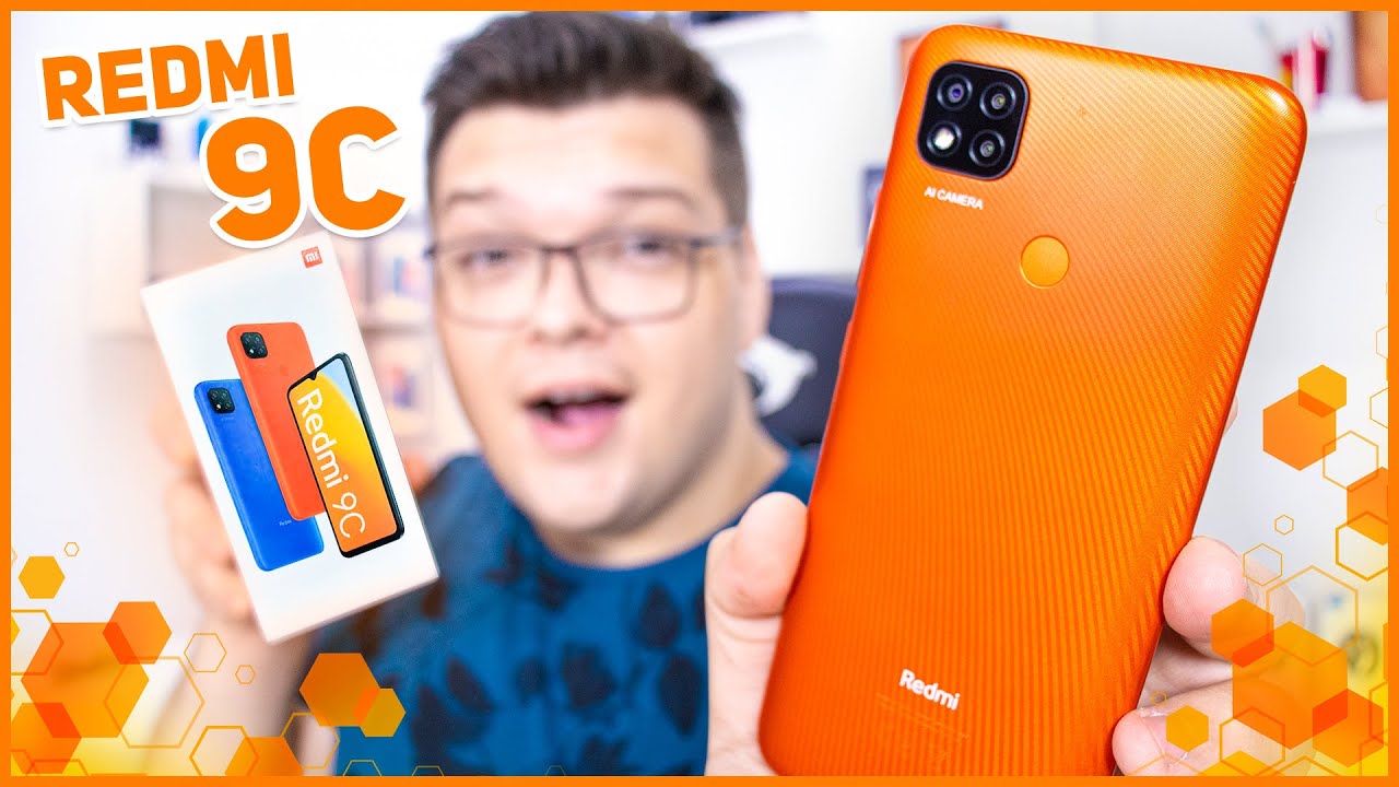 XIAOMI REDMI 9C - o BARATO que VALE A PENA! Unboxing e Primeiras Impressões