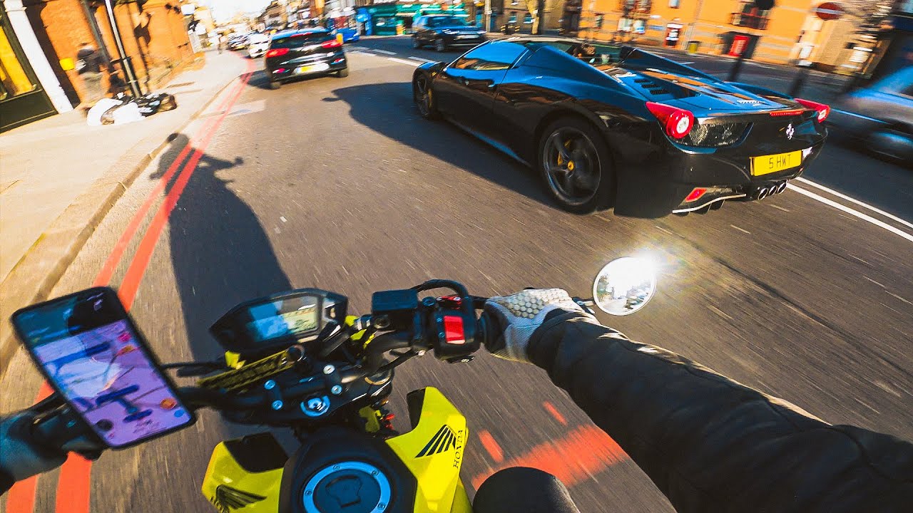Exploring London Part 1. | HONDA MSX / GROM 125 [4K]