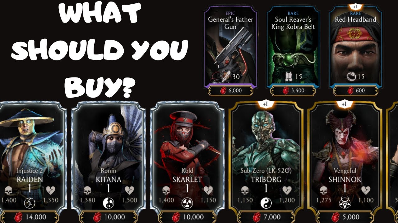 Krypt Store GUIDE - what is the best thing to buy as a beginner? MK Mobile