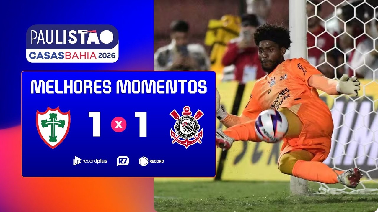 PORTUGUESA 1 (7) X (8) 1 CORINTHIANS | MELHORES MOMENTOS DAS QUARTAS DO PAULISTÃO