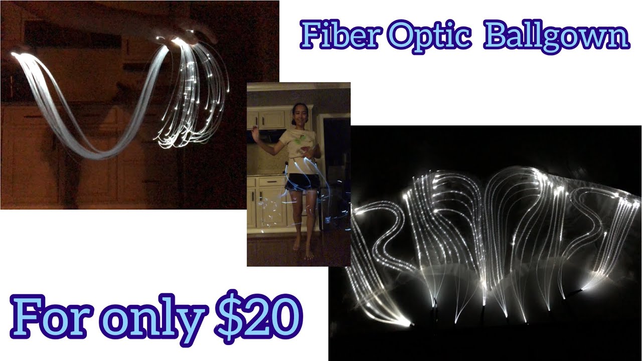 Making a Light Up Fiber Optic Ballgown for Cheap