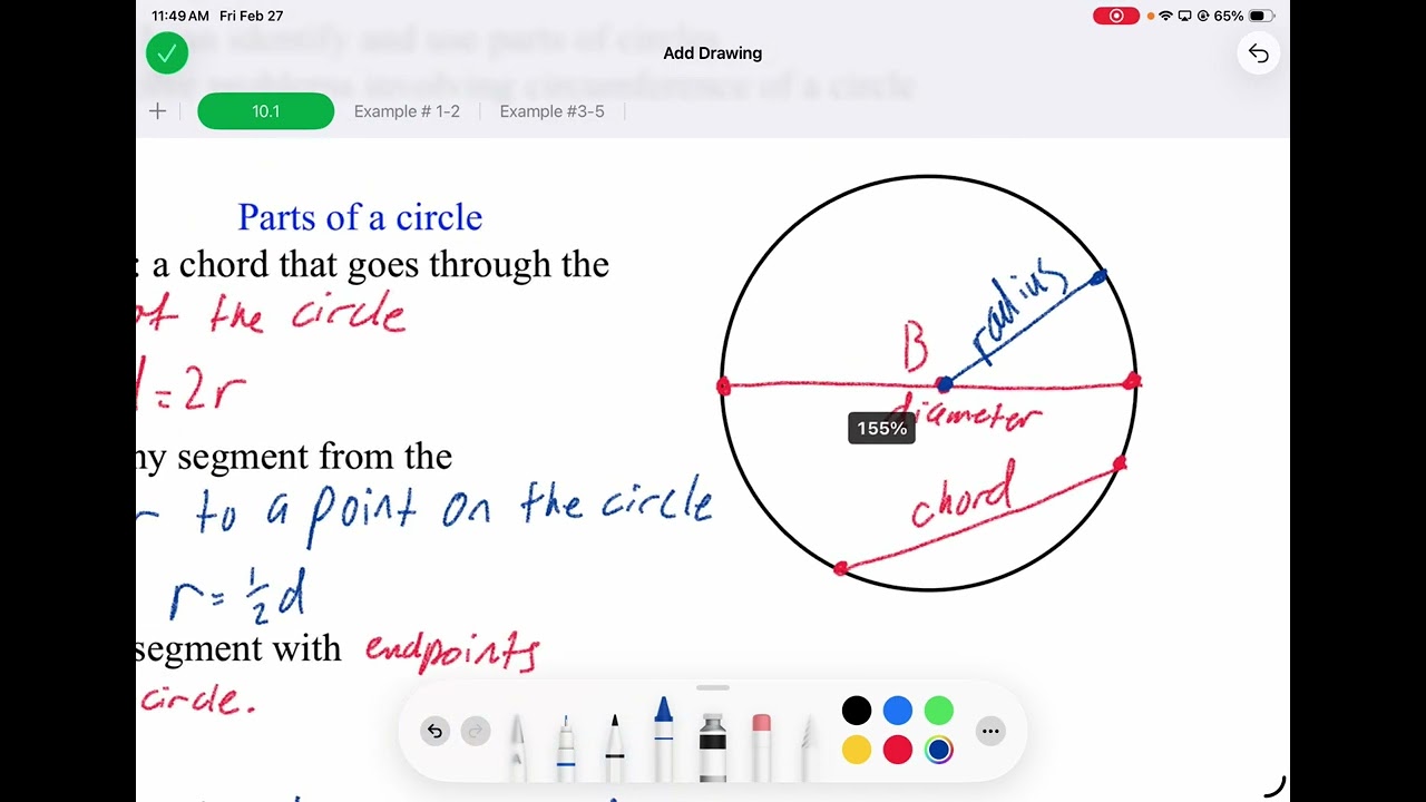 Section 10.1 - Basics of Circles - 2/27/26