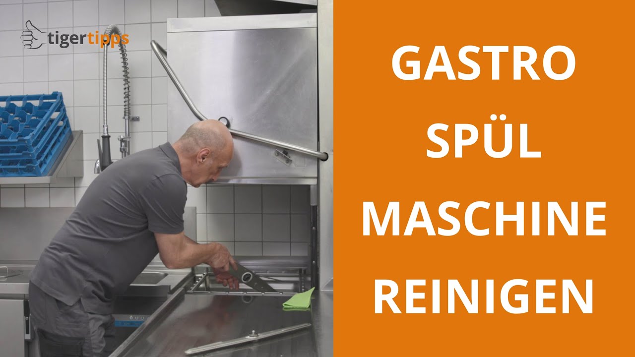 Gastro-Spülmaschine einfach und effektiv reinigen