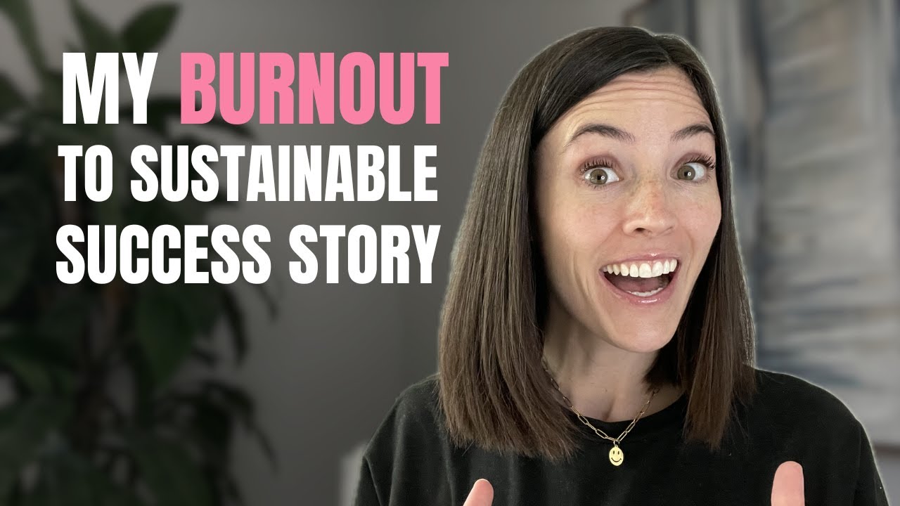 How I went from burnout as an overachiever to sustainable success