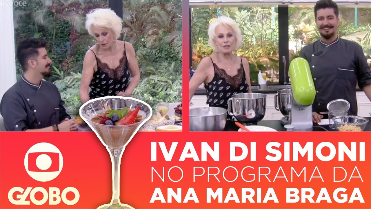 Pecado Vegano Ivan Di Simoni na Ana Maria Braga / Musse de chocolate com Aquafaba