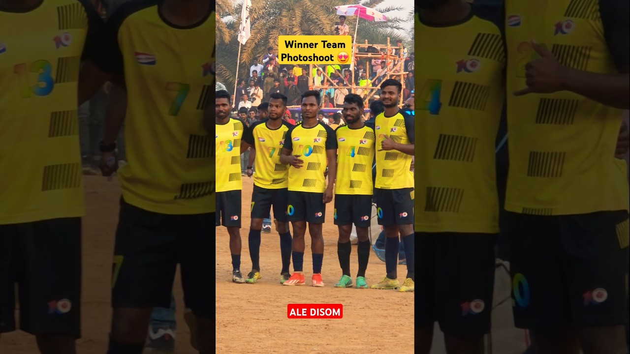 Winner Team 🏆 Deepak Brothers Ranchi Photoshoot 😍 At Final Sarjom Beda Dumka Tournament 2025 