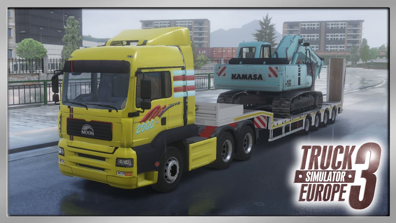 Truck of Europe 3 | Vận Chuyển Máy Xúc Về Nhà Vào Ngày Mưa