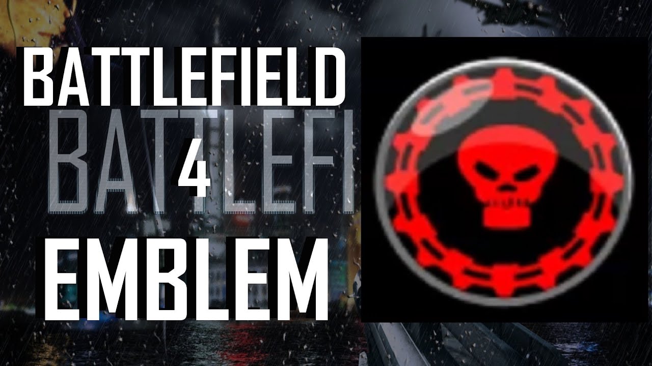 Battlefield 4 / BF4 Clan Emblem Request Tutorial ( Cog's Of War )
