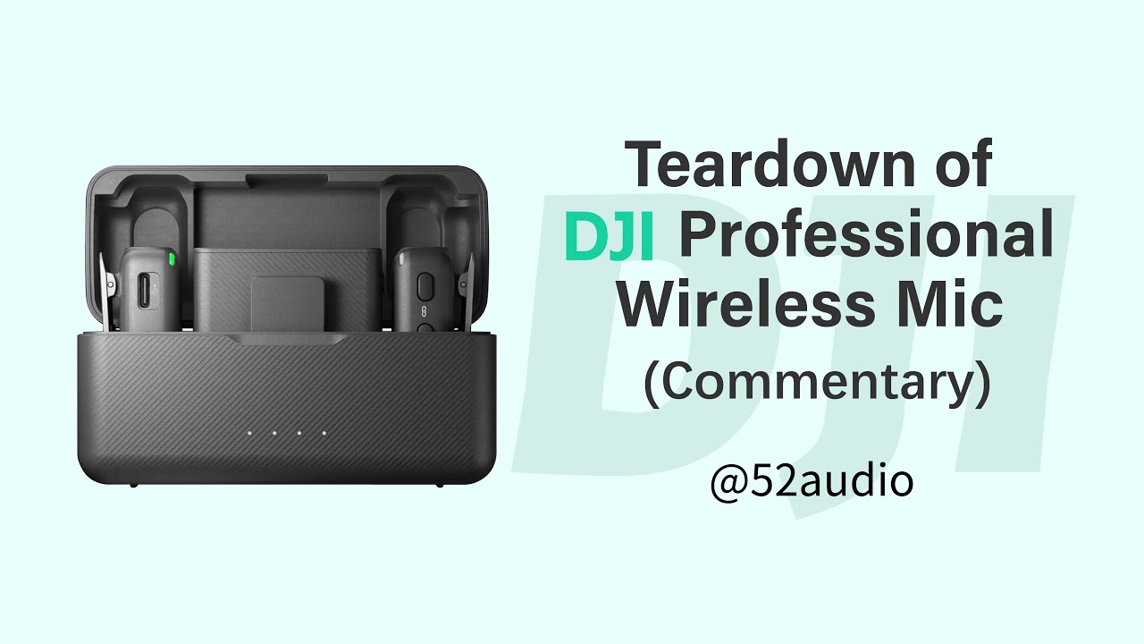 Teardown of First DJI Professional Wireless Microphone (Commentary)