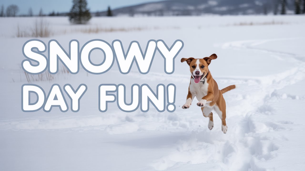 The Foot Prints Tell the Story | Snowy Adventure With Hogan