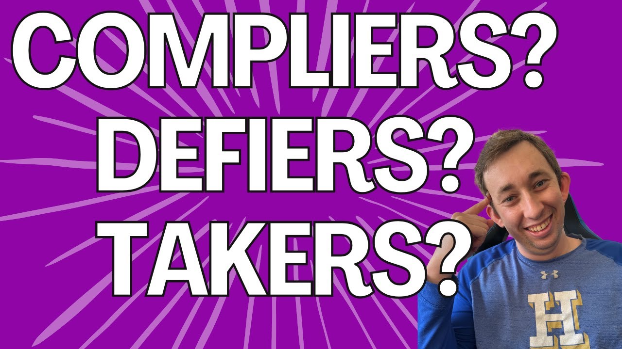 9 Minutes to Master Compliers vs Defiers in Instrumental Variable Designs