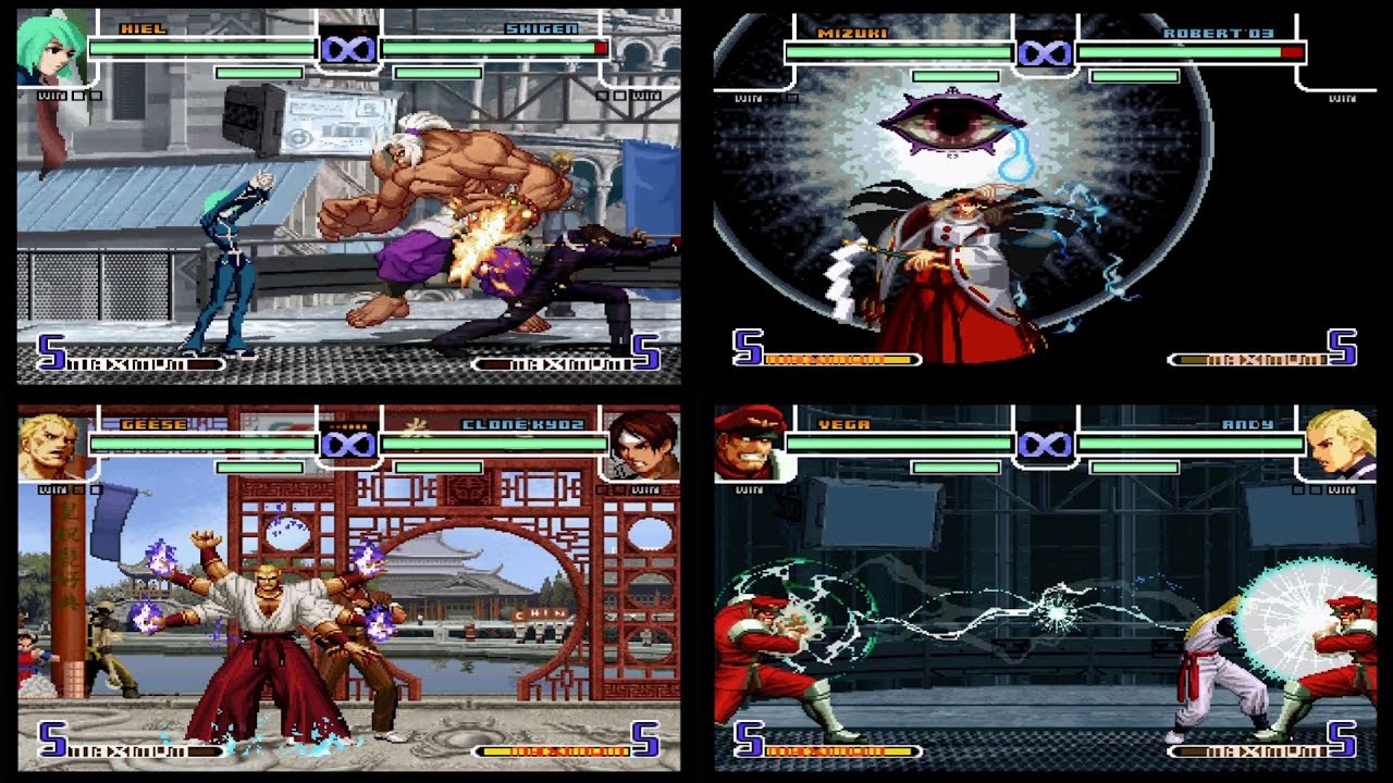 SvD Infinity - SNK vs Playmore MUGEN All Desperation, MAX and MAX2 Moves