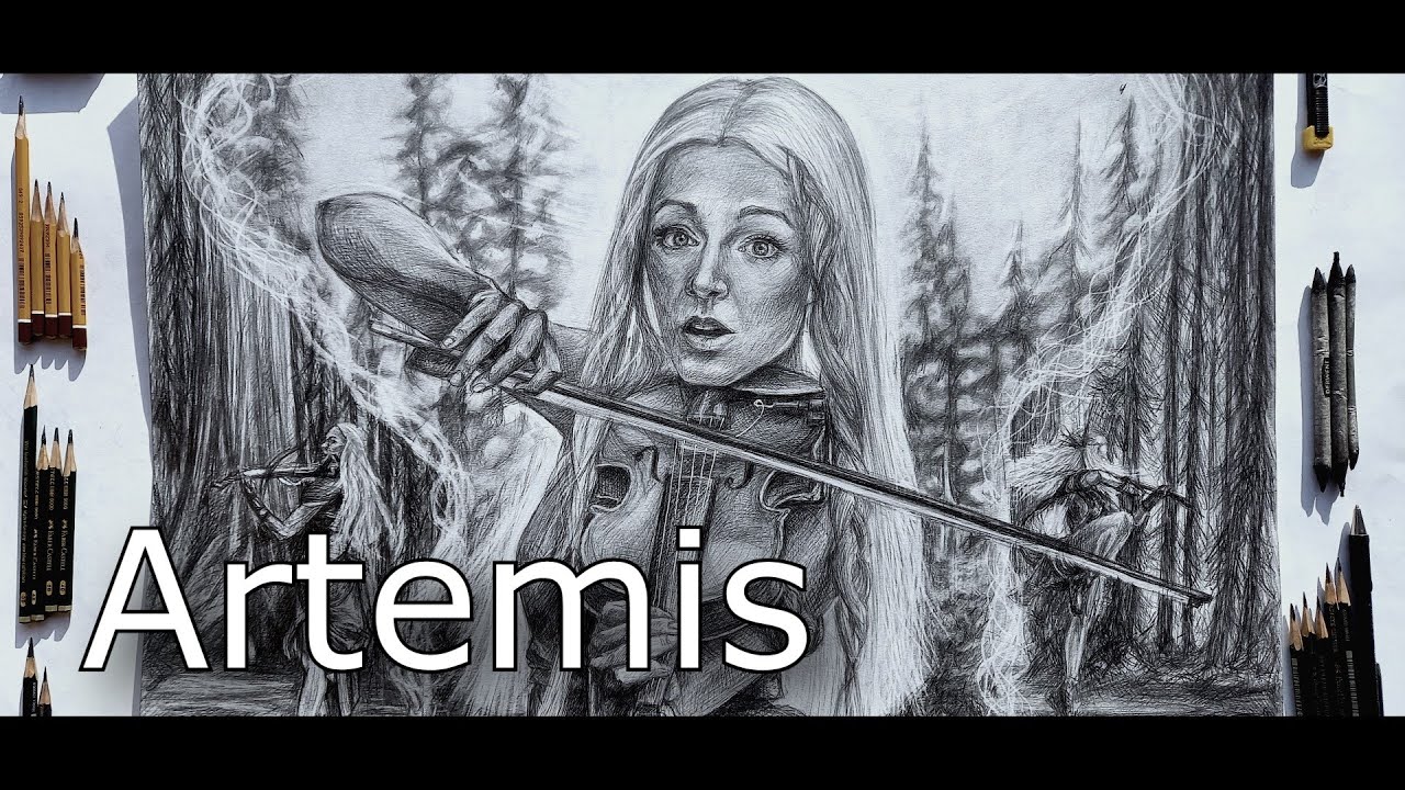Lindsey Stirling -  Artemis ( FanArt Drawing )