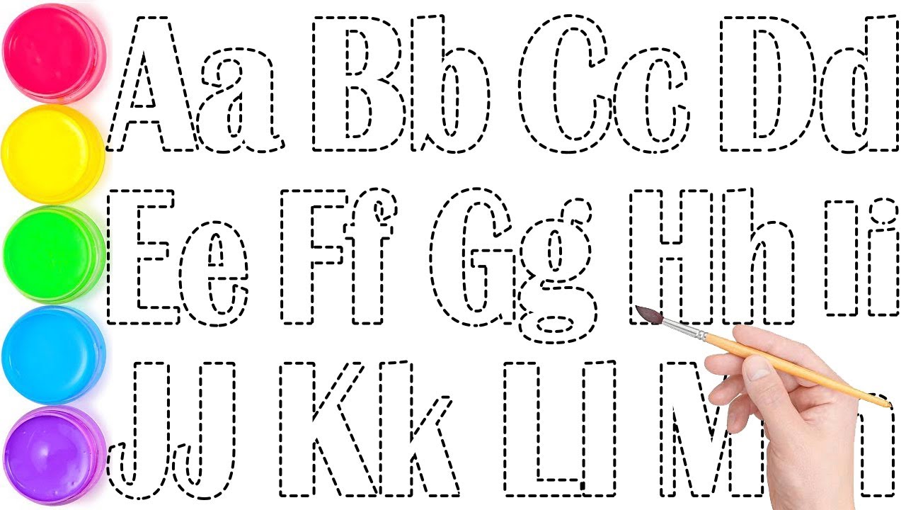 Alphabet Phonics Song // Drawing Capital & Small Letter Alphabet A to Z for Kids // Ks Art