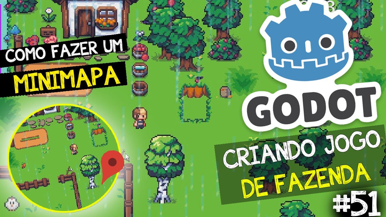 🗺️CRIANDO UM MAPA | JOGO DA FAZENDA GODOT #51