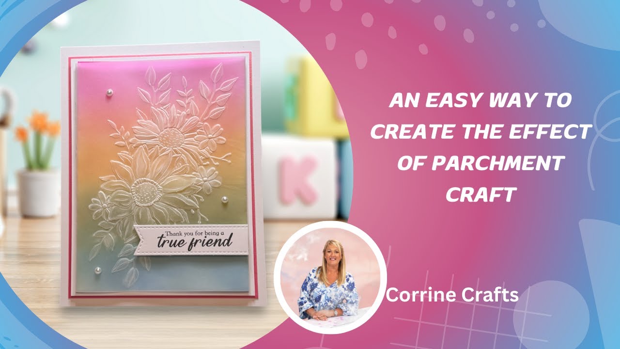 You need to see this! How to create an easy Parchment effect on your handmade cards