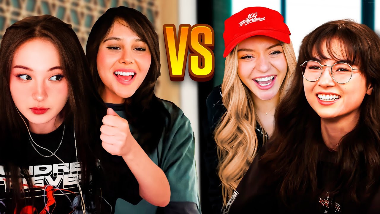Team TinaKitten vs Team Kyedae - $100,000 Game Challenge