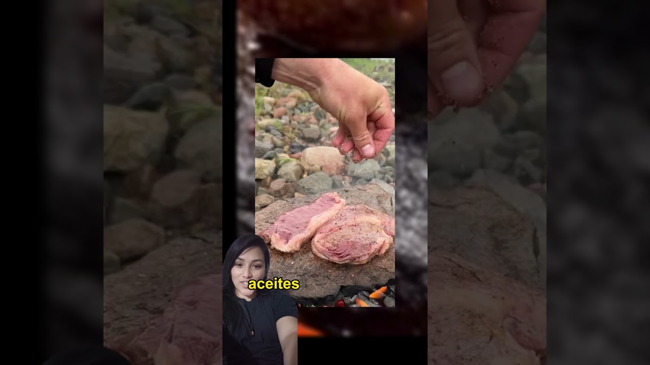 asi se cocina carne en la naturaleza #shortsfeed #arquitectura #natural #cocina