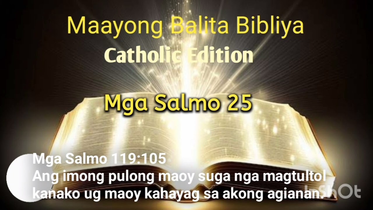 Mga Salmo 25 #catholicedition