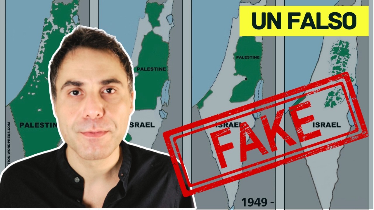 Israele ha rubato terre ai palestinesi? - La falsa mappa di Israele e Palestina