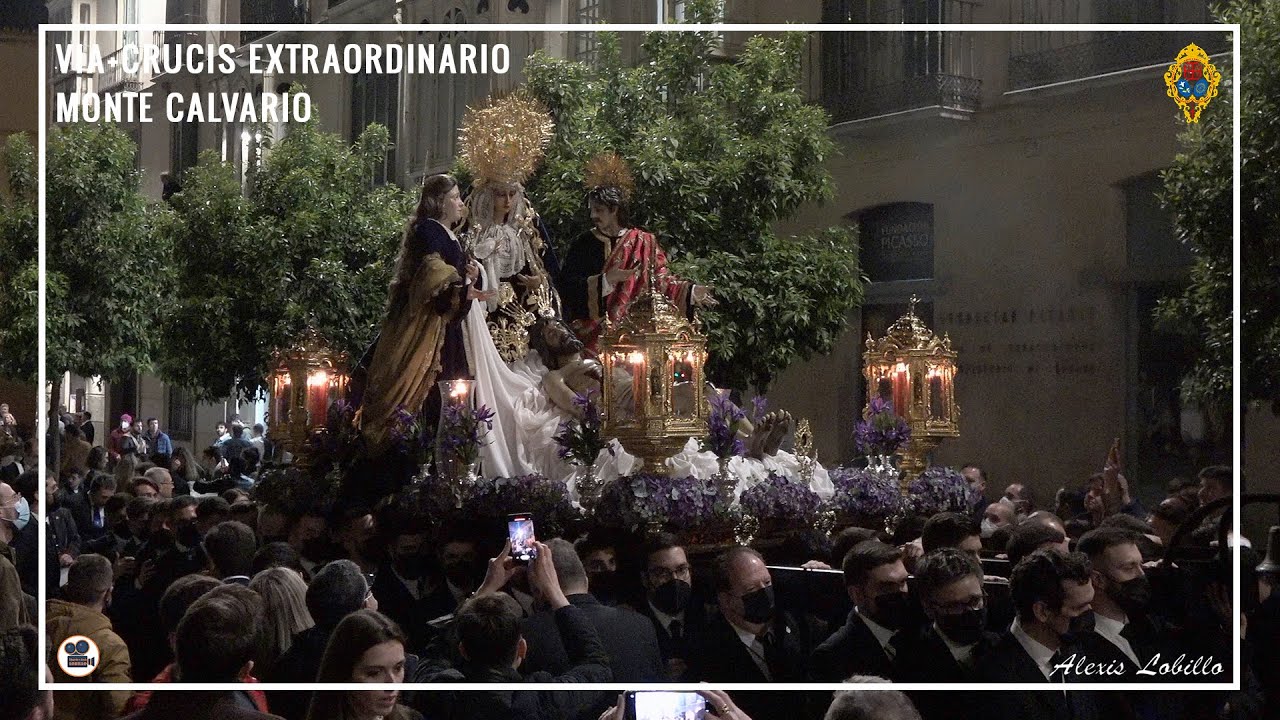 MONTE CALVARIO | Via+Crucis Extraordinario | Plaza de la Merced | Málaga 2022 [4K]