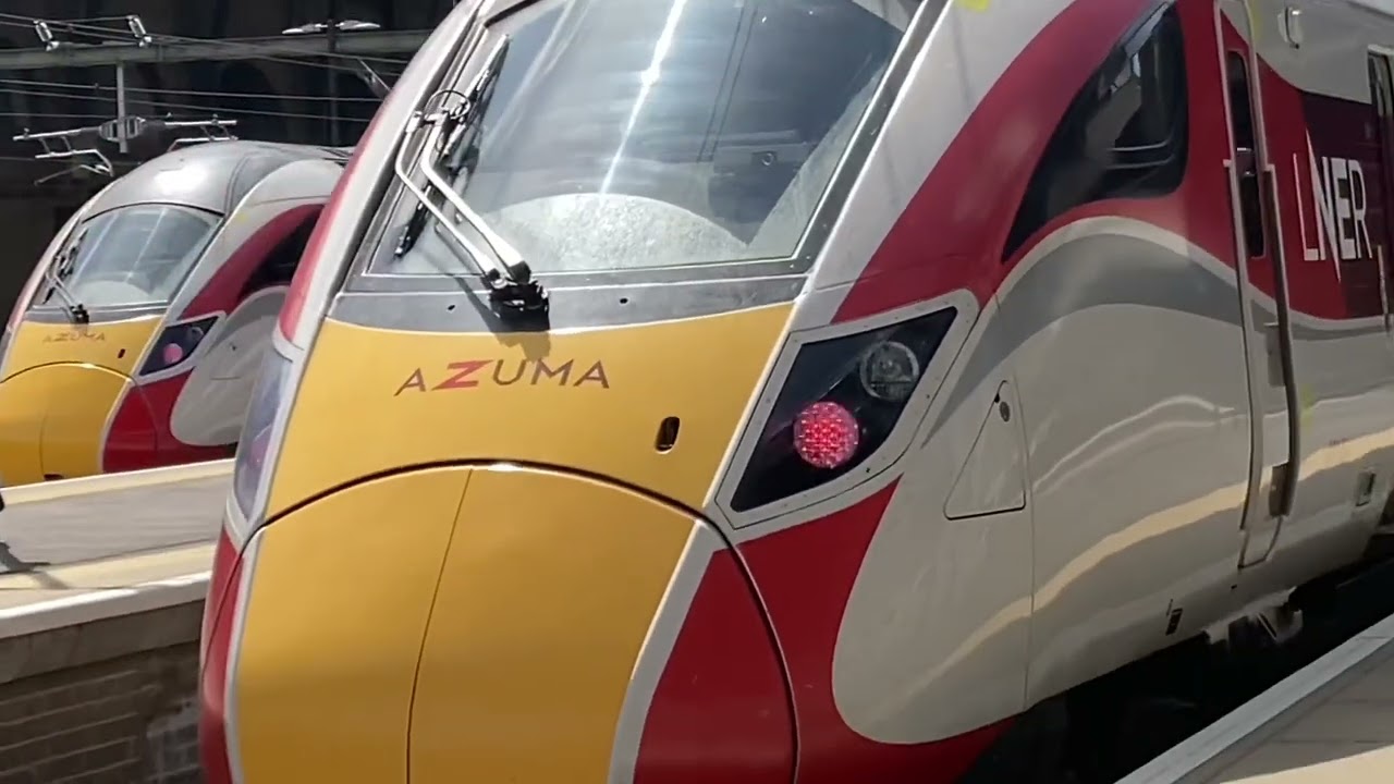 Trains at London kings cross (KGX)