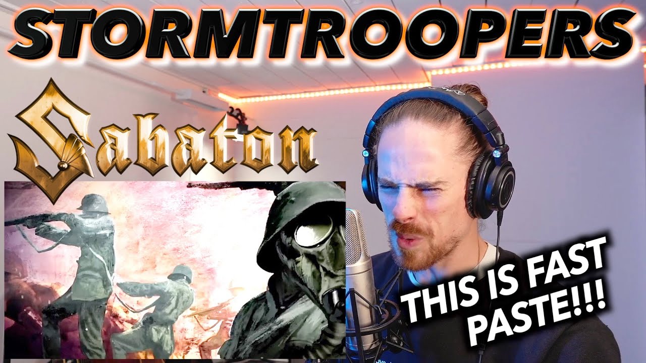 Sabaton - Stormtroopers FIRST REACTION! (LOVE THEIR BREAKDOWNS!!)